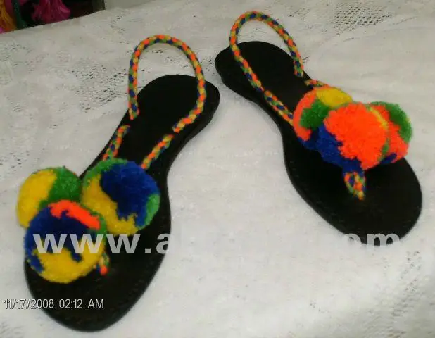 Colombiano Wayuu Sandalias - Buy Étnicas Sandalias De Colores Product on