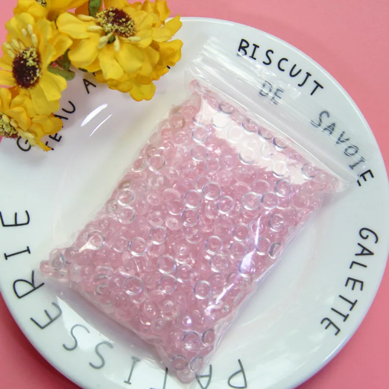 60 г Slime бусины кристаллический грунт материалы плоская бусина садок для рыбы украсить slime Лизун бусины