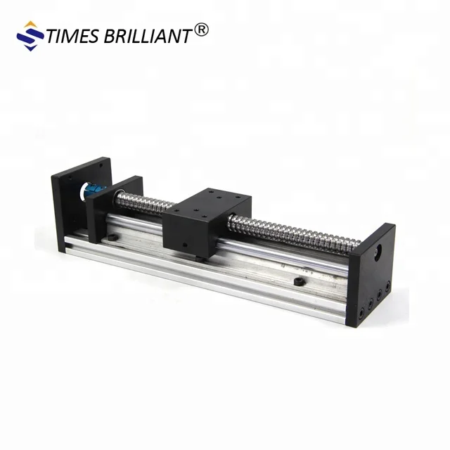 Color: 1610 Lead Screw Linear Rails 100mm Stroke Single Shaft Ball ...