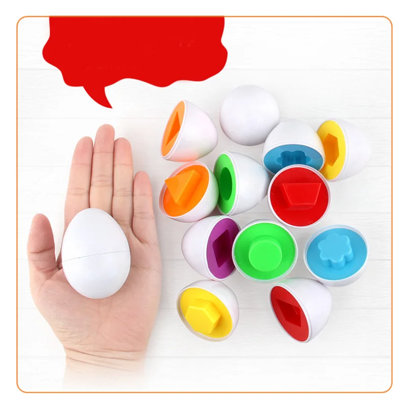 Smart Toys Shape and Color Puzzle Matching Eggs for Toddlers
