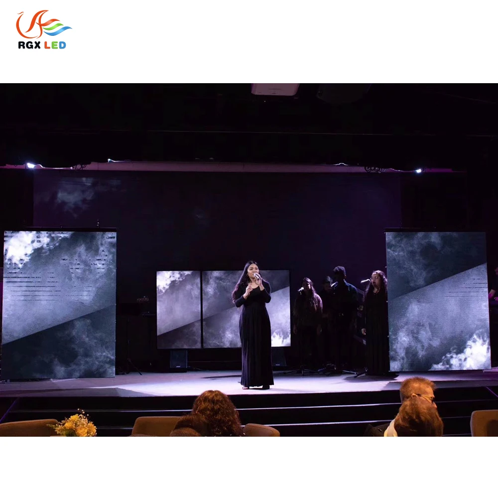 
RGX Most popular HD LED display panels P2.976 P3.91 P4.81 LED video screen with 3840Hz 