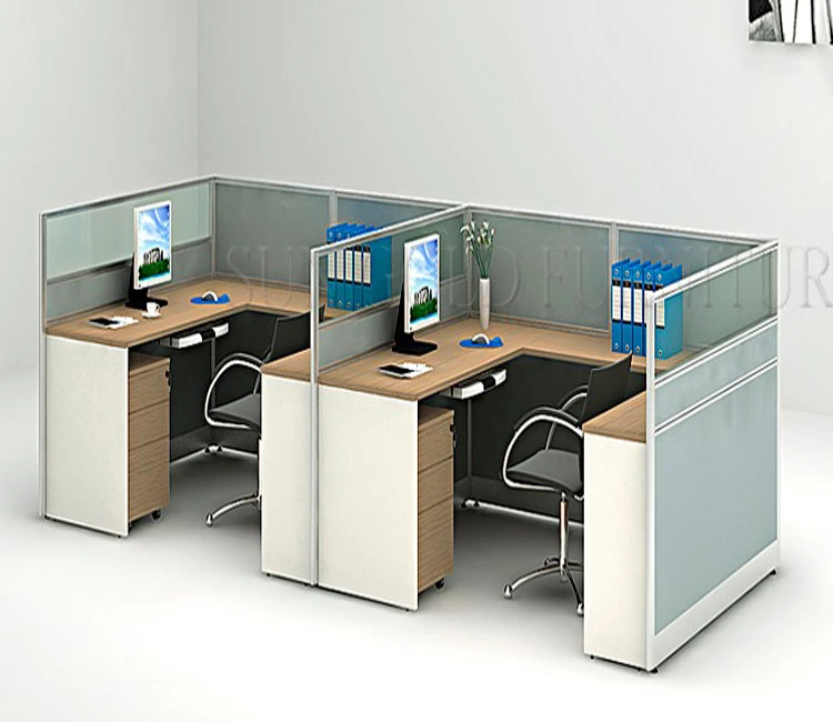 Sample Modern Office Cubicle Workstation Design For 2 People (sz-wsb365) -  Buy Office Cubicle Workstation,Sample Office Workstation,Office Cubicle  Product on 