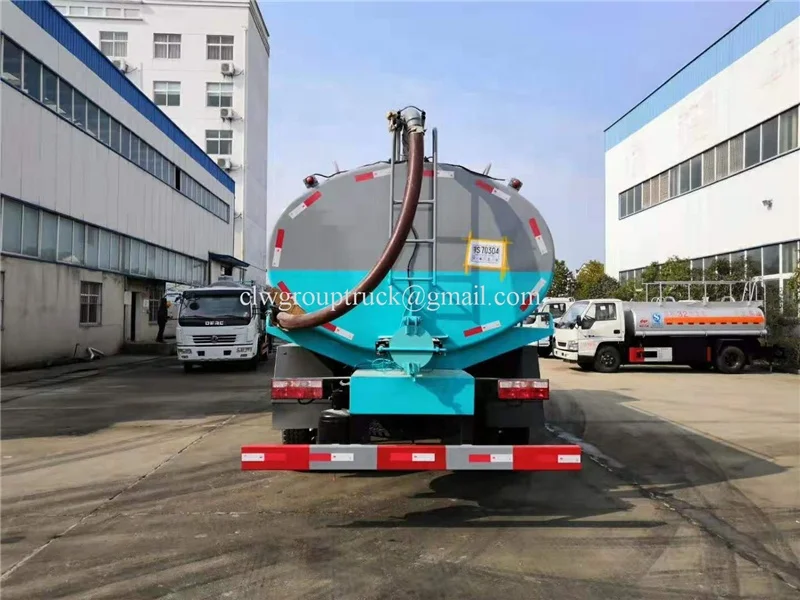 Dongfeng Fecal Sucking Toilet Sucker Vehicle Sewage Suction Truck Used 