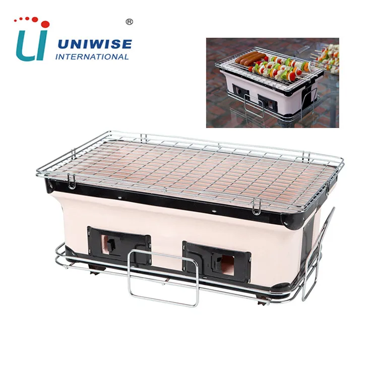 Tabletop Clay Ceramic Promotions Japanese Metal Base Charcoal Bbq Grill