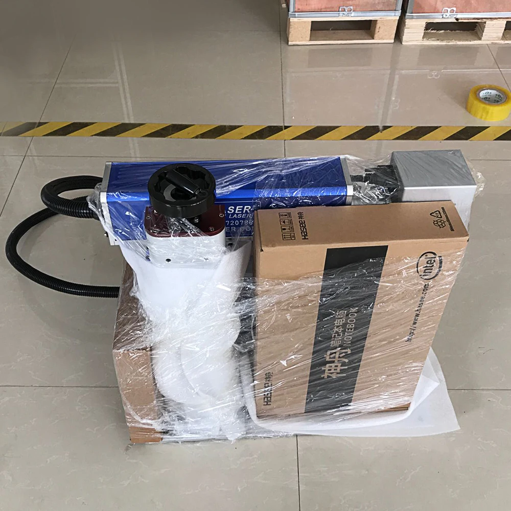 Metal Credit Card Fiber Laser Engraving Machine Mopa Fiber Laser