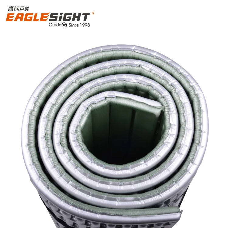 Eco Friendly Ixpe Foam Sleeping Pad With Foil Thermal Insulation