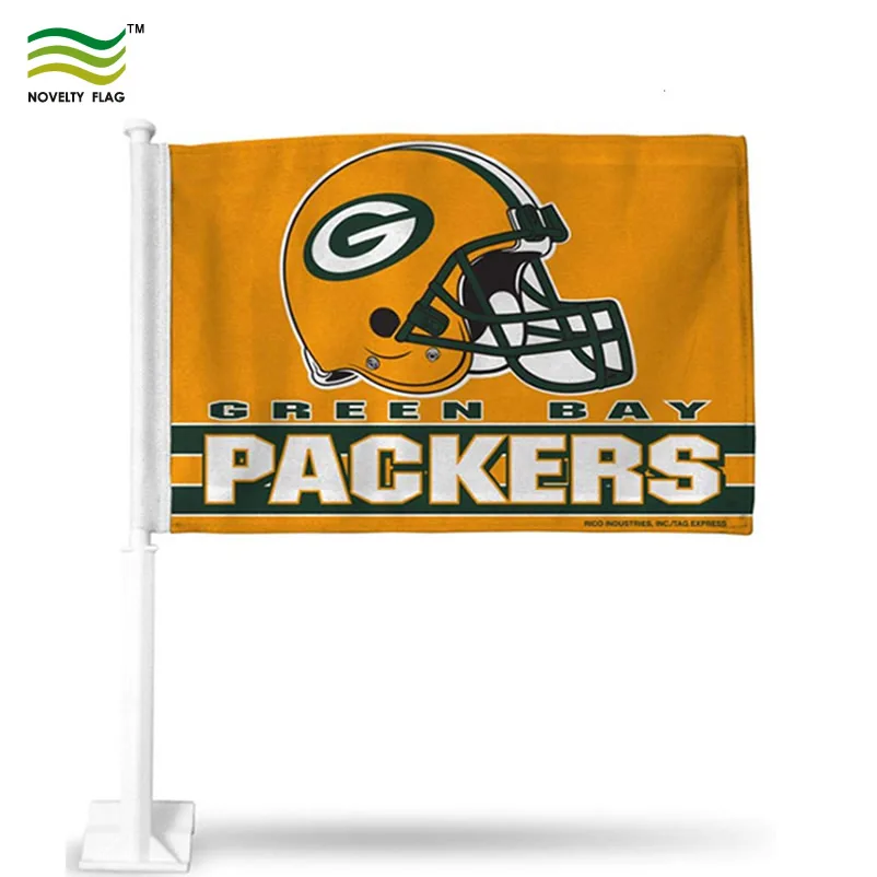 Blank White Polyester Funeral Procession Car Flag