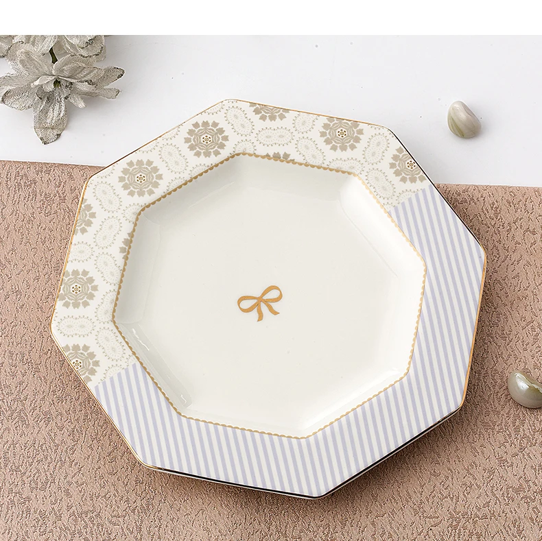 Hot Selling Special Unique Porcelain Modern Wedding Catering Dinner Plate Dessert Plate