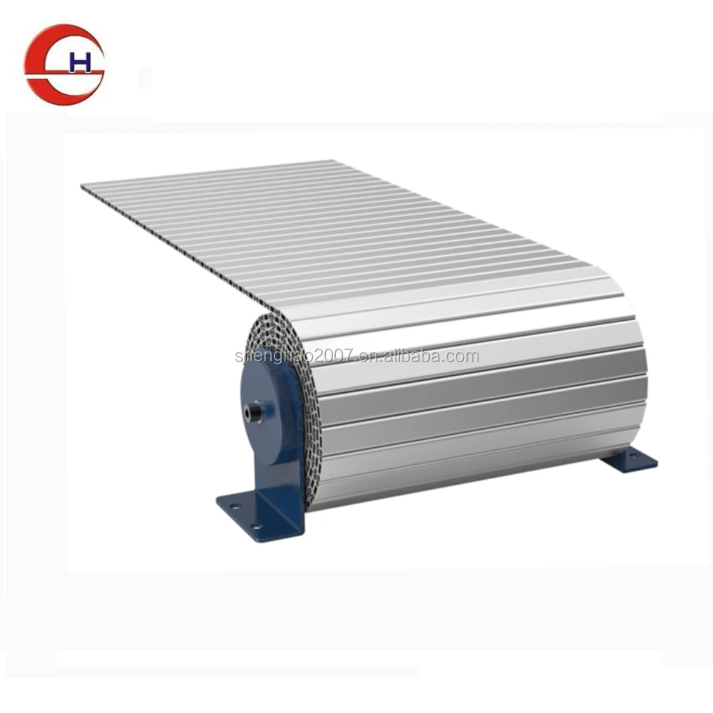 Flexible Rolling Curtain Shield Guard Aluminum Bellows Cover for CNC Machine
