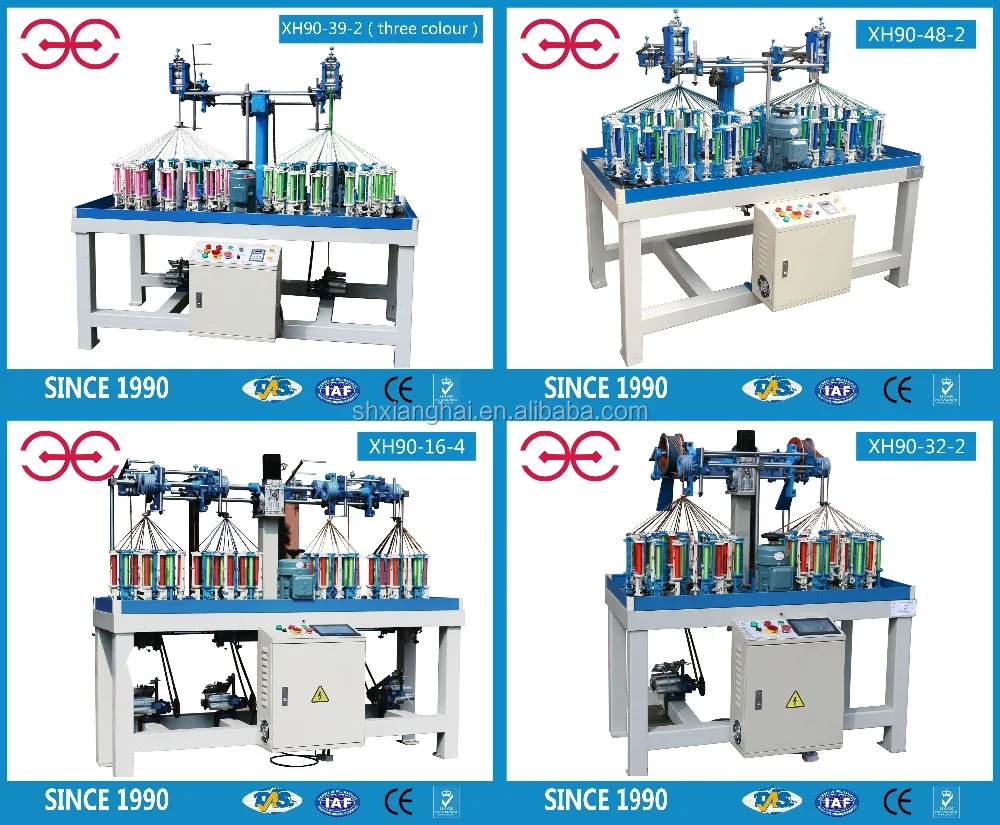 XiangHai CE высокоскоростная машина для производства шнурков с 32 шнурками, цена