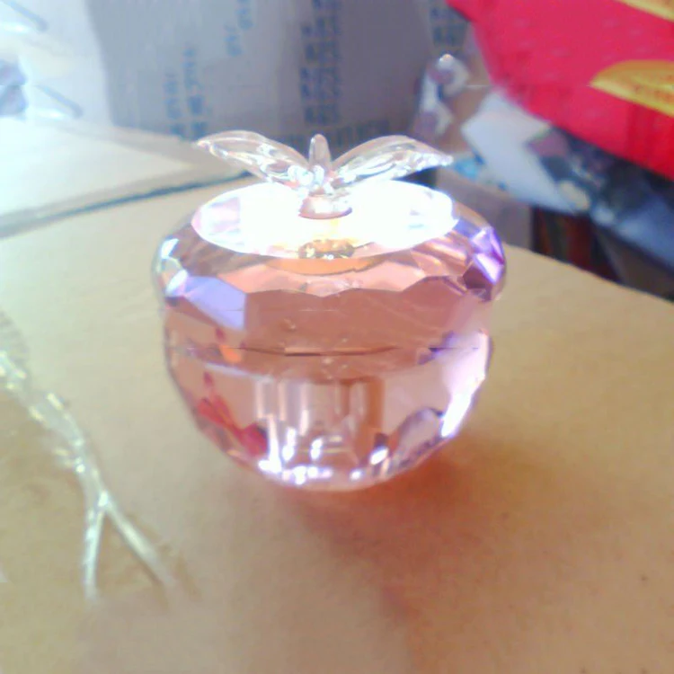 Apple shape crystal perfume bottle