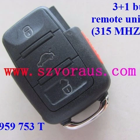 Higher Quality V 3 1 Button Flip Remote Unit Key 315 Mhz 1jo 959 753 T Buy V 3 1 Button Remote Key Golf Remote Key Fob V Remote Key Fob Repalcement Product On Alibaba Com
