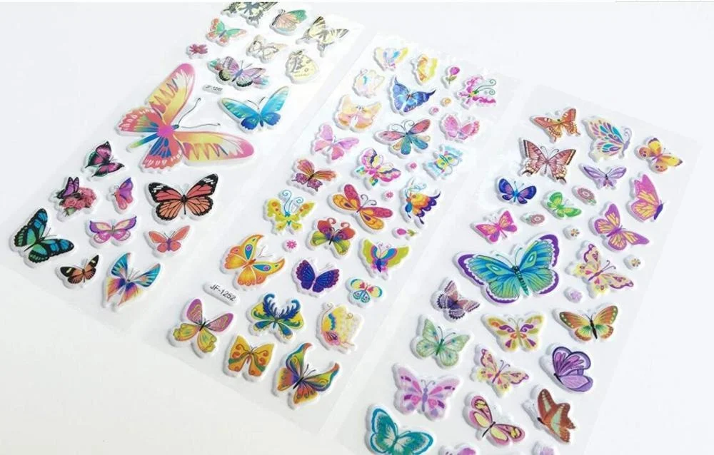 
Заводская наклейка с изображением бабочки на заказ 