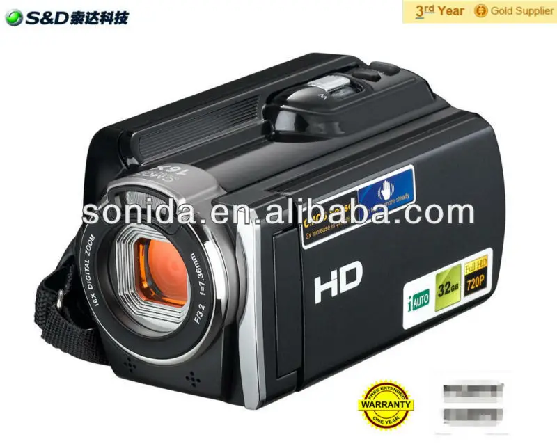 Китайский цена цифровая видеокамера для 2013 с 3.0 кмоп-датчик 16mp 720 P 2.7 дюймов 16 * зум-белый и а . в вход