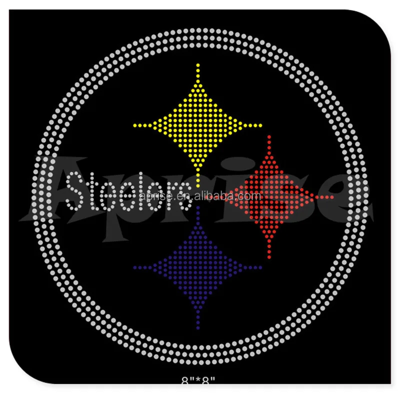 Steelers Superman Design Rhinestone