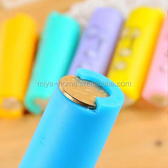 Лидер продаж, мультяшный пластиковый держатель для монет, портативный кошелек, коробка для денег, для экономии денег, для подарков, держатель для монет с брелоком