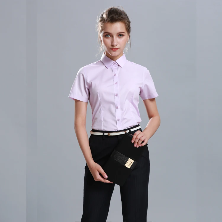 Camisas blusas personalizadas para mujer-Camisas formales de