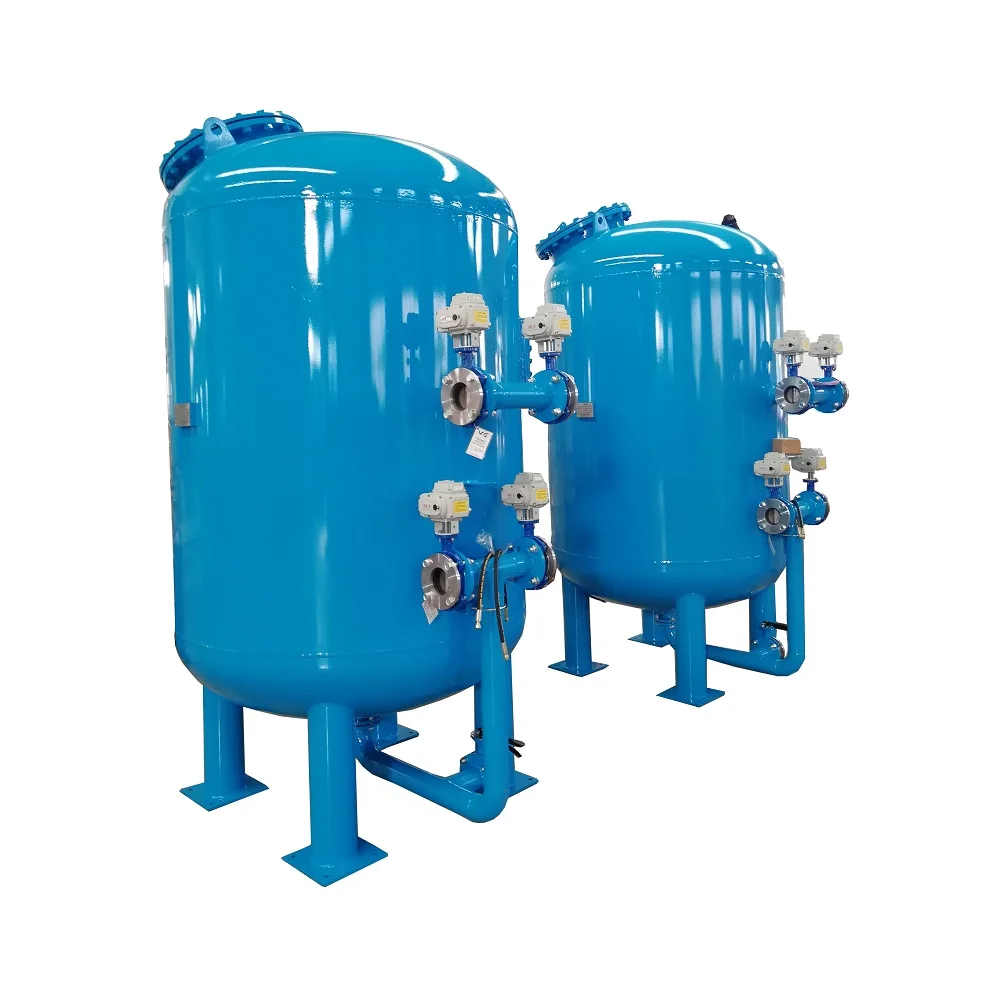 Автоматический Пескоструйный фильтр обратной промывки и Углеродный с водяными насосами