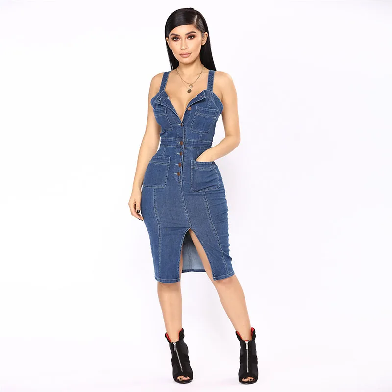 Ladies Casual Club Jeans Minidress 