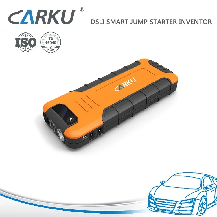 автомобиль скачок стартер carku новая модель QC2.0 быстрое зарядное устройство многофункциональный