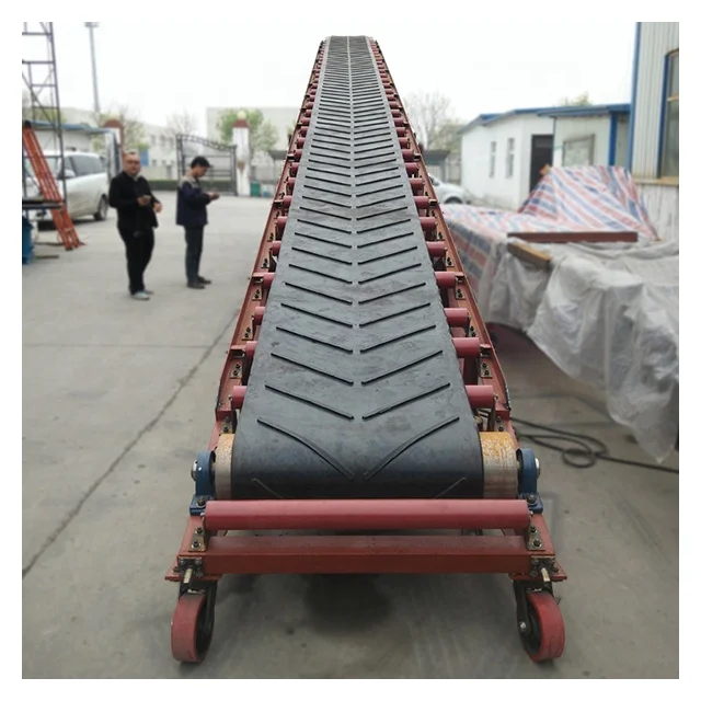 Used grain rubber belt conveyor for sale