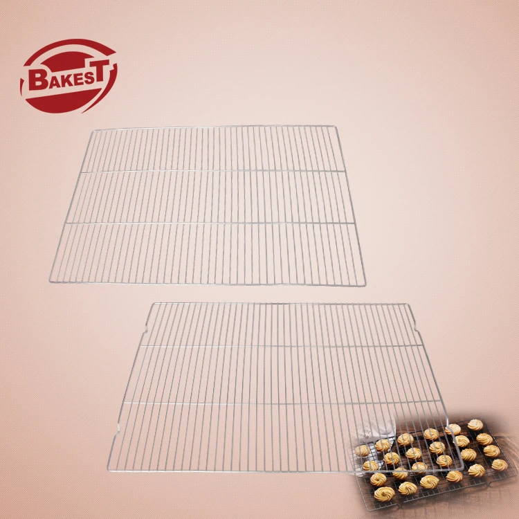 Bakest 40*60cm Stainless Steel Cooling Rack Oven Cooling Rack With Stand Baking Net