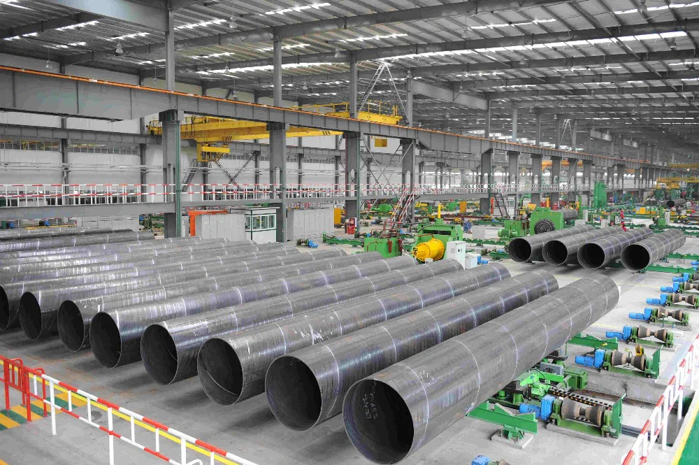 API 5L SSAW  Large Diameter Spiral Welded Steel Pipe 3LPE Epoxy Coated SSAW Welded Spiral Steel Penstock Pipe factory