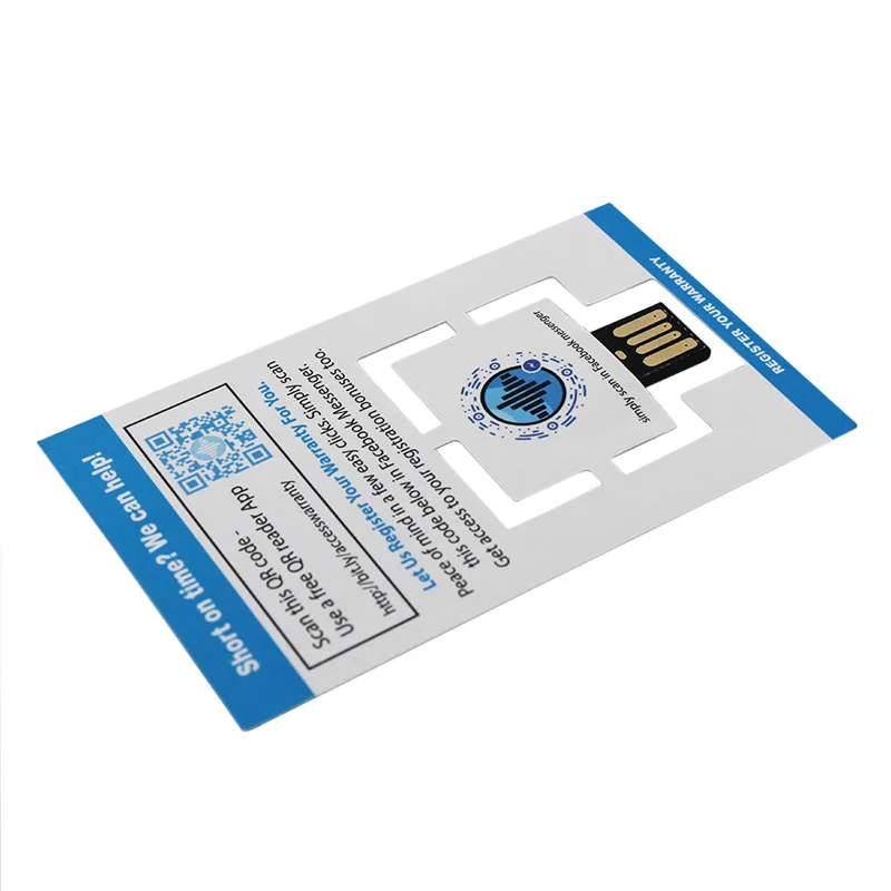 
 Визитная карточка, бумажный веб-ключ, веб-ключ, usb-флаер, веб-ключ  