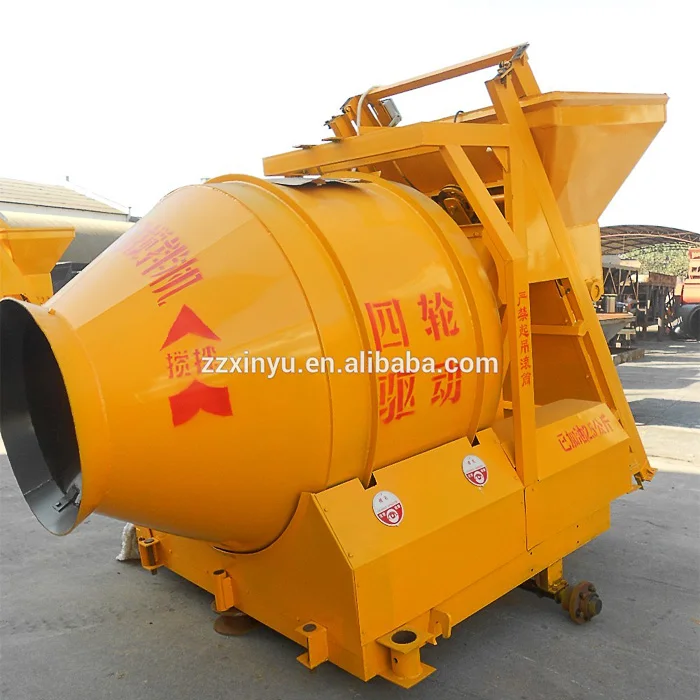 JZC Series 500 Liter Advanced Self Loading Italian Concrete Mixer