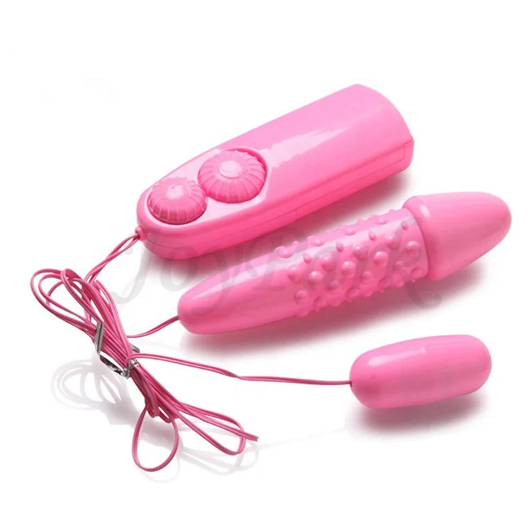 Popular Cheap Female Sex Toy Clitoral Stimulator Double Jump Egg Vibrator  Mini Vibrating Bullet Love Bullet Jump Egg for Women