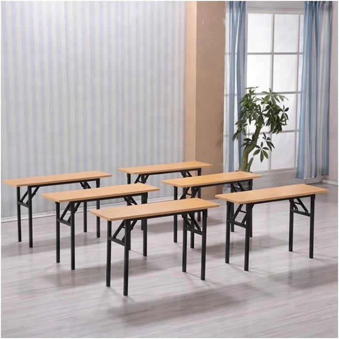 Rectangular Folding Melamine PVC Meeting Reception Table