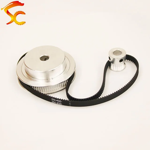 Synchronous Aluminum Belt Pulley Timing Pulley for 6mm Wide Belt with 20 Teeth 3D Printer 3D Printer Accessory Belt Pulley 3D Printer Pulley