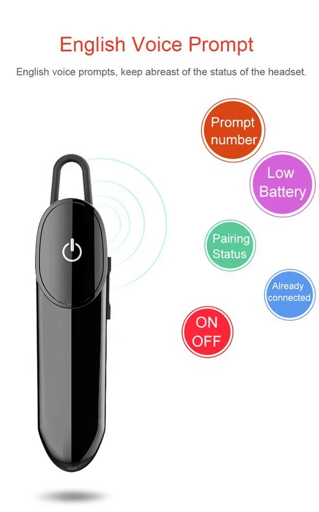 
 Беспроводные наушники Bt с дальностью передачи 10 м, 200 мАч, компактные бизнес-наушники для вождения автомобиля, гарнитура, наушники с микрофоном  