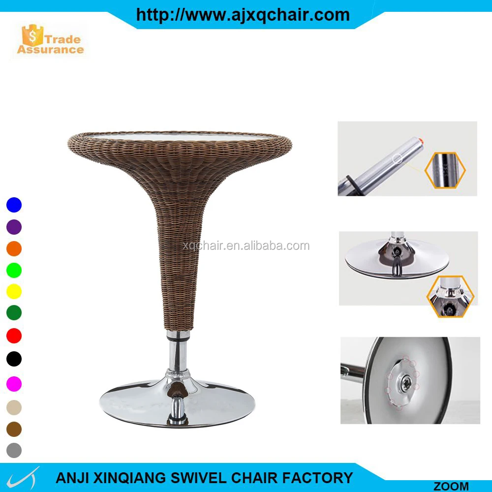 
 Бамбуковое украшение из ротанга, классическая элегантность, популярная мебель для патио, барный стол  