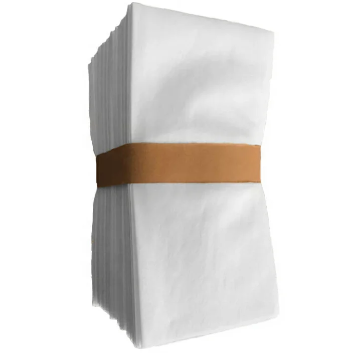 2022Hot Soft Linen Feel Wedding and Party Airlaid Paper Napkins White
