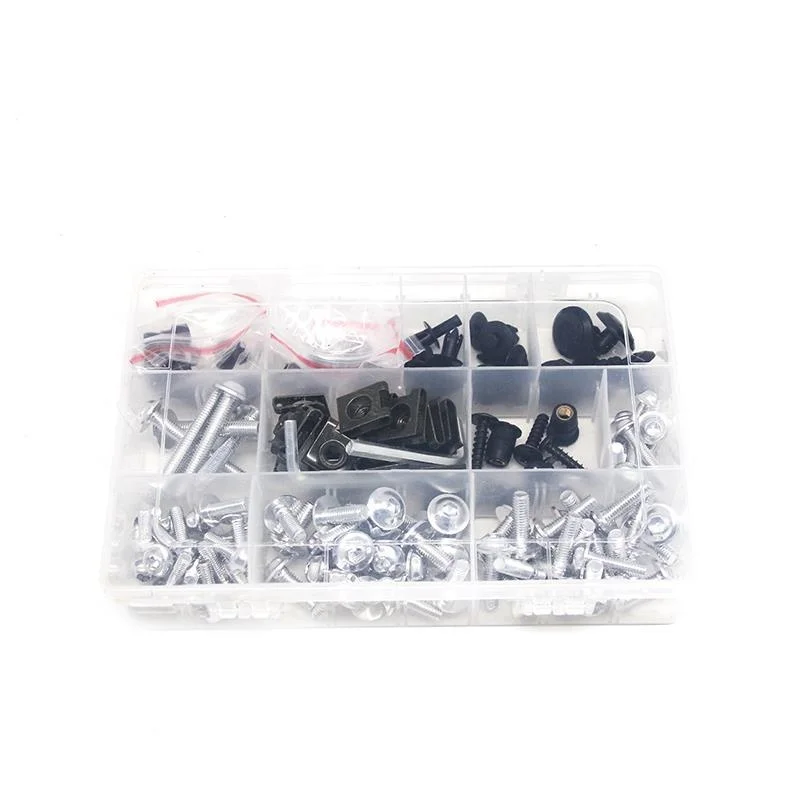 Универсальный алюминиевый CNC обтекатель лобового стекла мотоцикла модифицированные болты наборы гаек крепежные зажимы винты для CBR GSXR YZF YBR