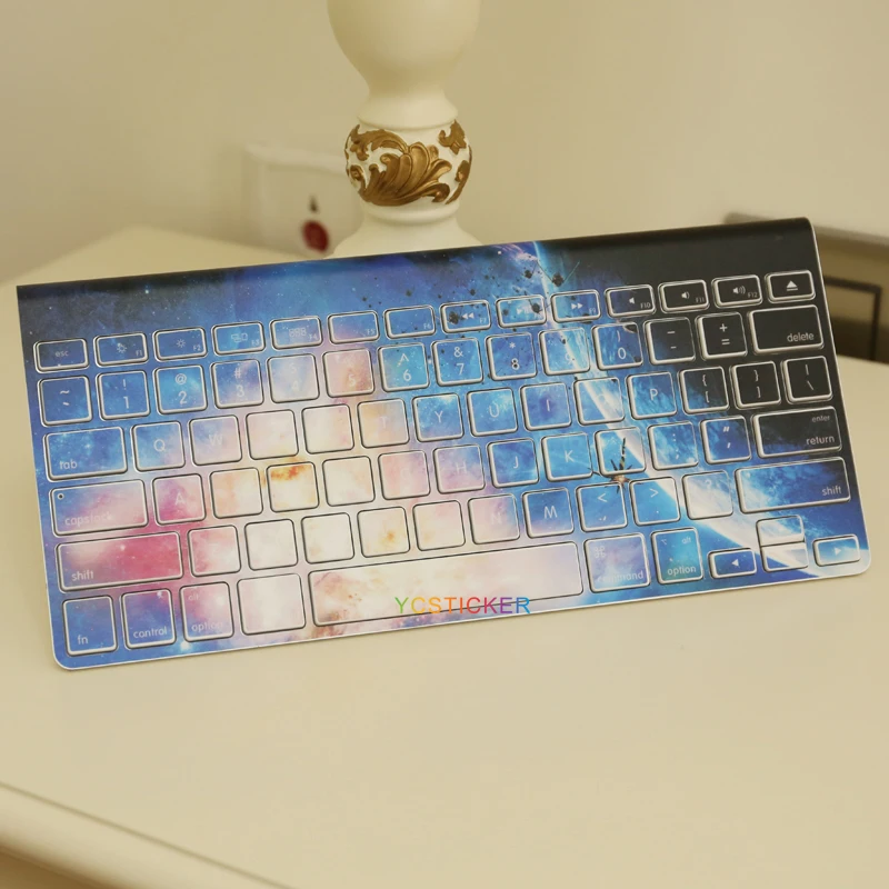 Оптовая декоративные наклейки кожи многоразовые этикета винила для имак клавиатура
