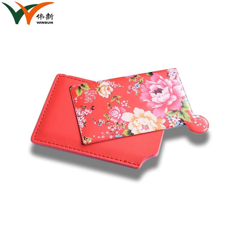 Unbreakable Stainless Steel Small Rectangle Compact Pocket Tiny Wallet Mirror for Purse Handbag