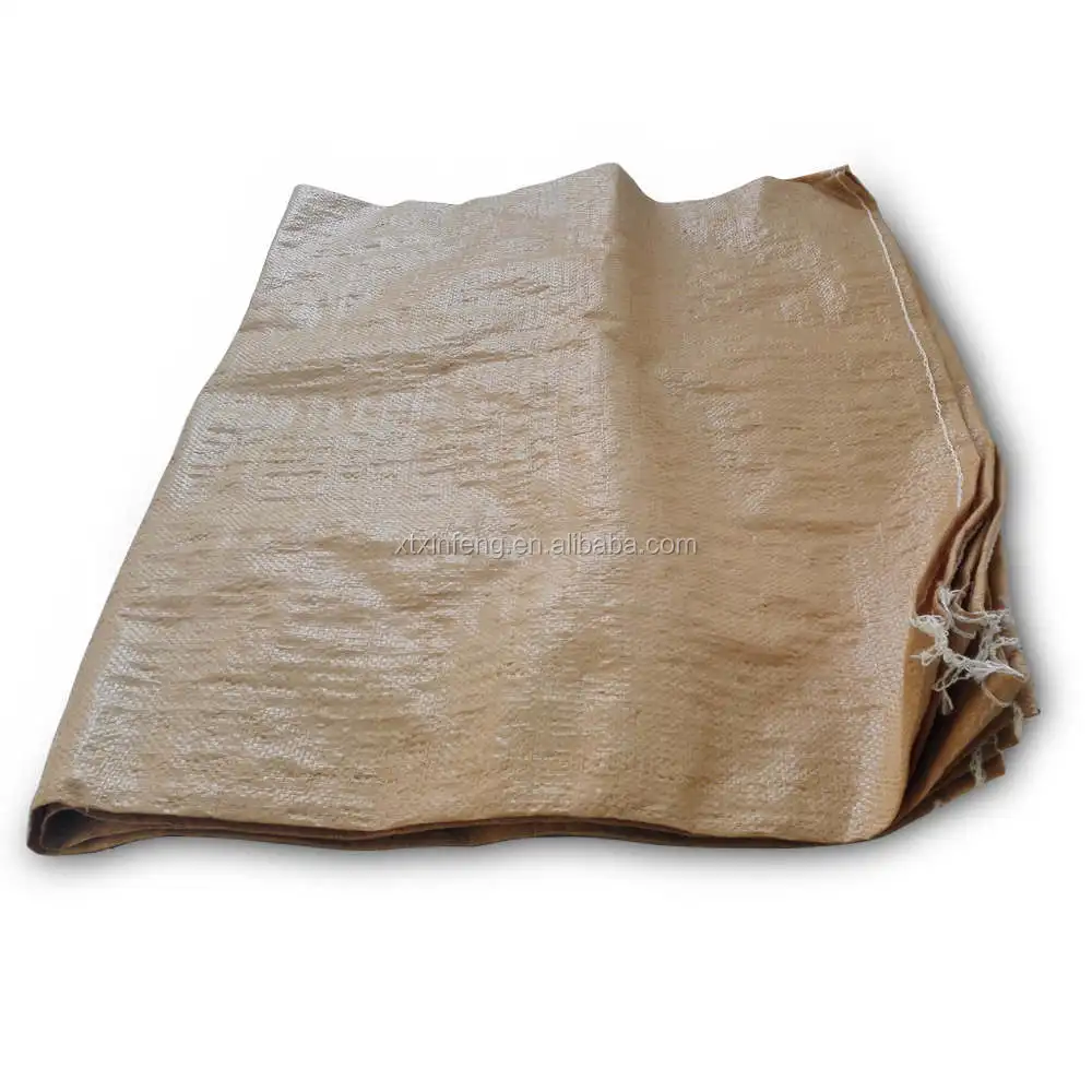 70kg de plástico vacía de soja maíz pp 50kg grano bolsas para