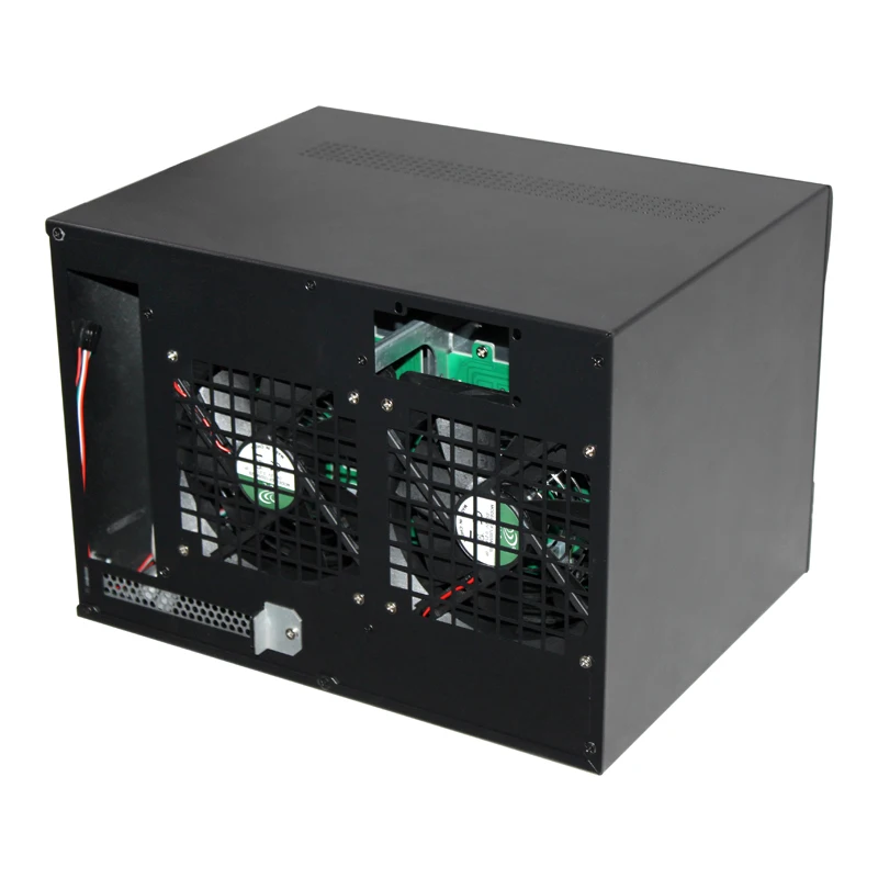 8 Bay Micro Atx Mini Itx Nas Server With Motherboard Memory and System for Data Storage