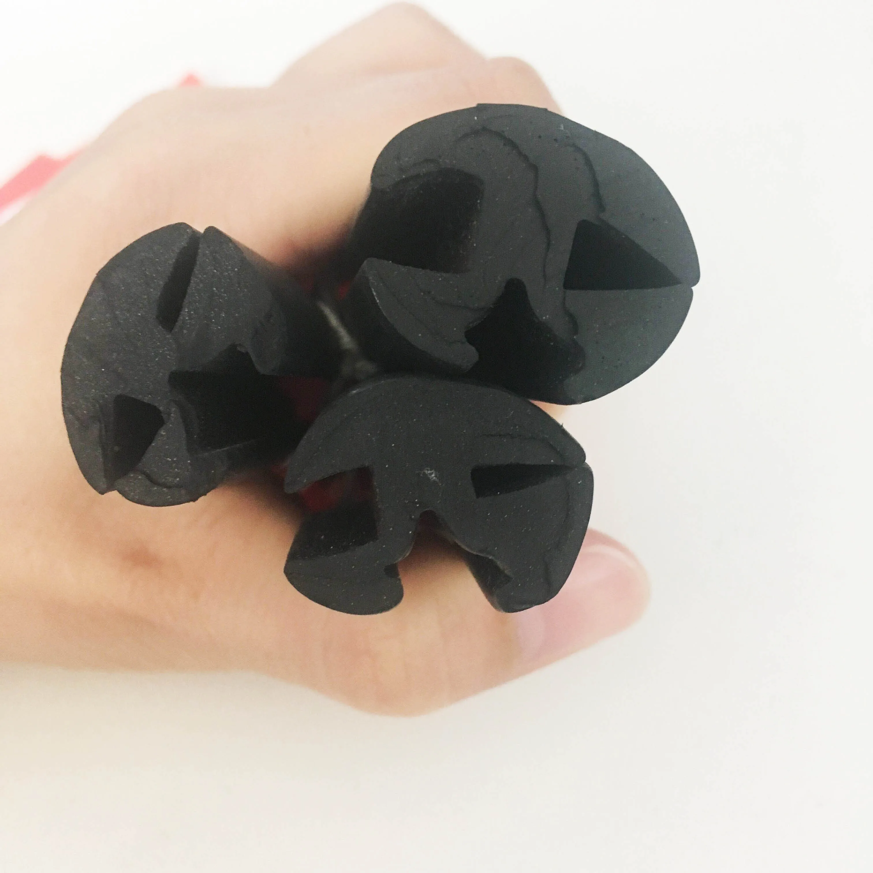 EXtruded EPDM Foam Rubber Flap Seal U Clip Edge Trim Seal for Boat and caravan