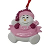 Uomo di neve rosa