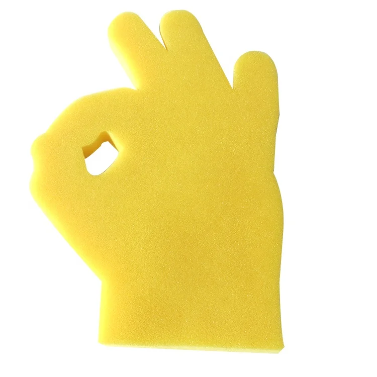 Promotional Customized Logo Cheering Foam Hand Without Printing