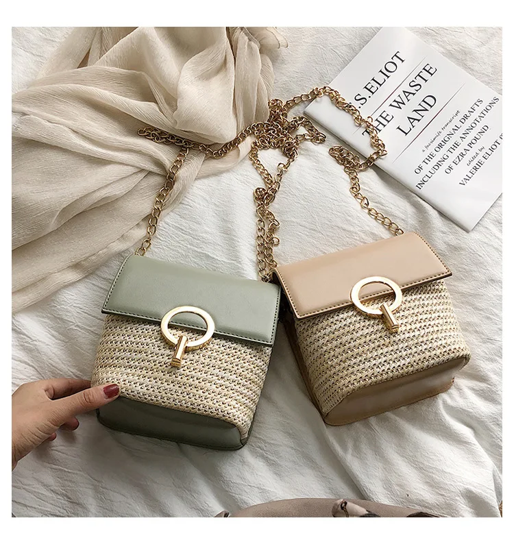 De Rafia Con Forma De Barril Para Mujer,Bandolera Pu,2019 - Bolsa De Paja,Bolsa De Rafia,2019 Product on Alibaba.com