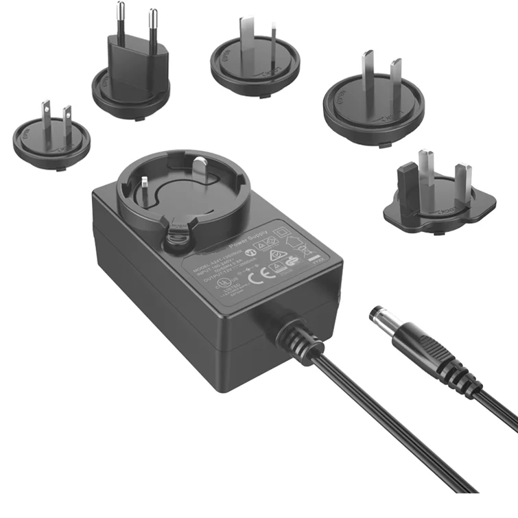 Multiple Interchangeable Plug Switch Adaptor 12v 1a 2a 3a 4a 5a Ac Dc Power Adapter 12 Volt Dc 1a Power Supply 1000ma