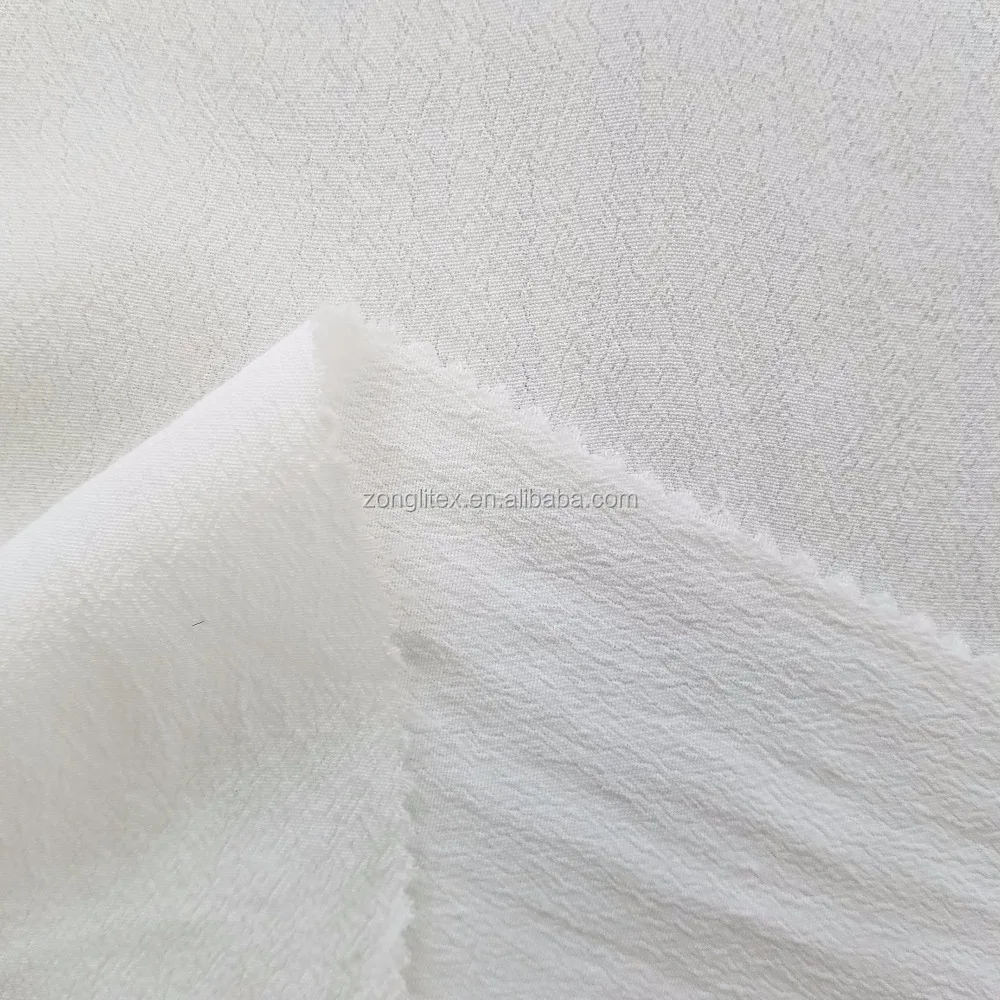 Шелковая ткань ручной работы из вискозы крепированной ткани с принтом или однотонной краской для платья женской одежды