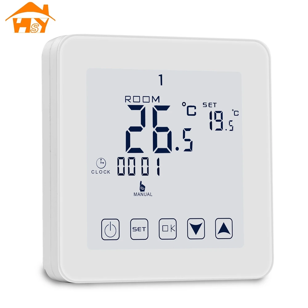 Termostato inalámbrico inteligente para caldera de Gas, controlador de  temperatura RF para el hogar, termostato programable y WiFi Tuya Alice -  AliExpress