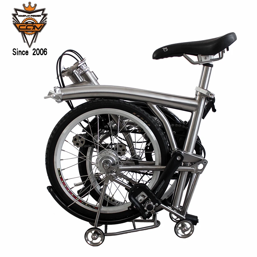 titanium folding bike frame