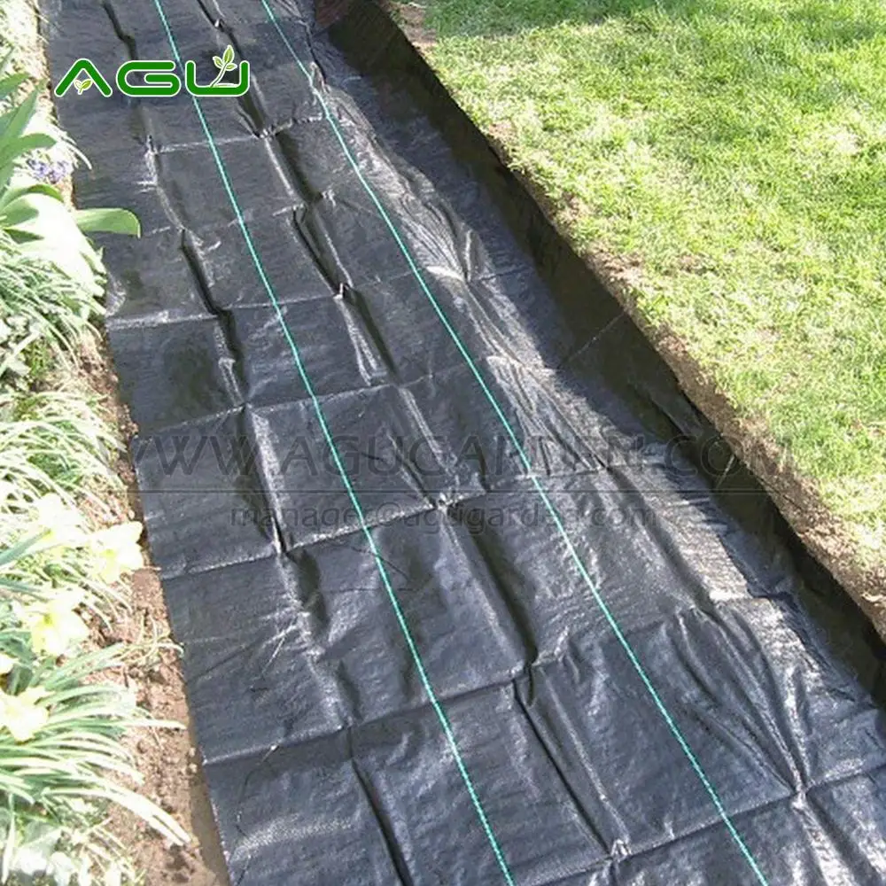Weed Barrier Landscape Fabric Agricultural Ground Cover Woven Fabric