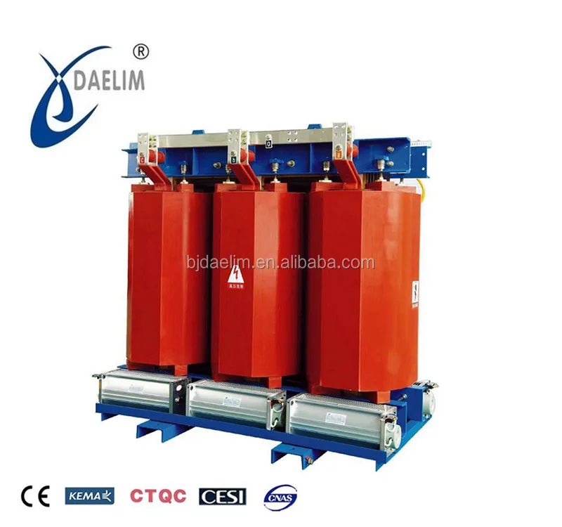 SG10 Type H-class Insulation Dry-type transformer 10kv big capacity seco transformador